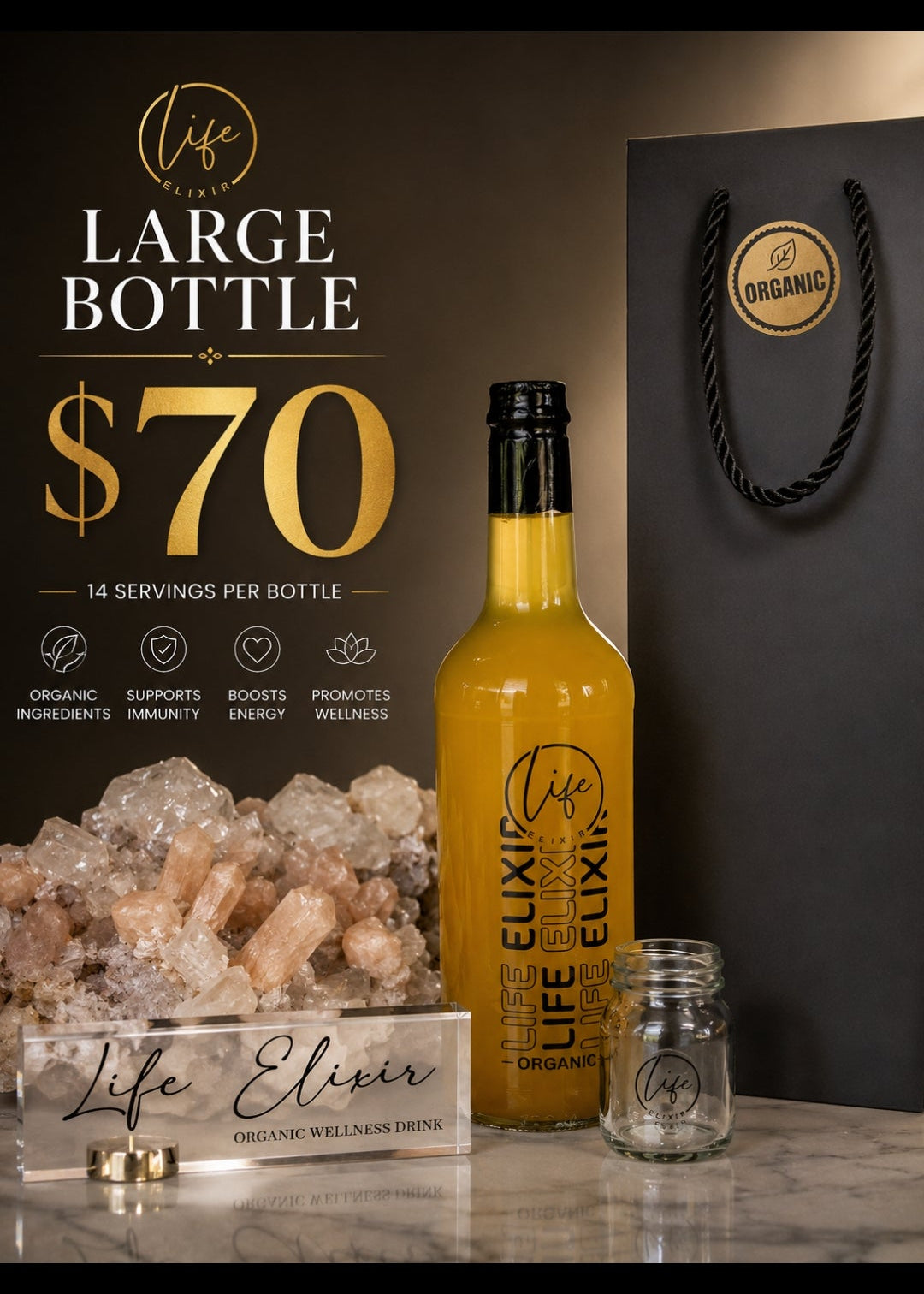 Large Bottle $70